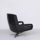 Leather Swivel Lounge Chair. 1960s