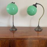 Antique Art Nouveau lamps