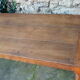 Oak farmhouse table turned legs