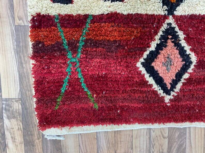 Colorful Moroccan wool rug 150/250cm