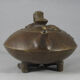 Old chinese bronze teapot