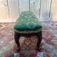 Louis XV Style Footrest – Six Cabriole Legs – Carved Wood
