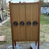 Mid-century modern bar cabinet by Sandor Bedecs, 1975