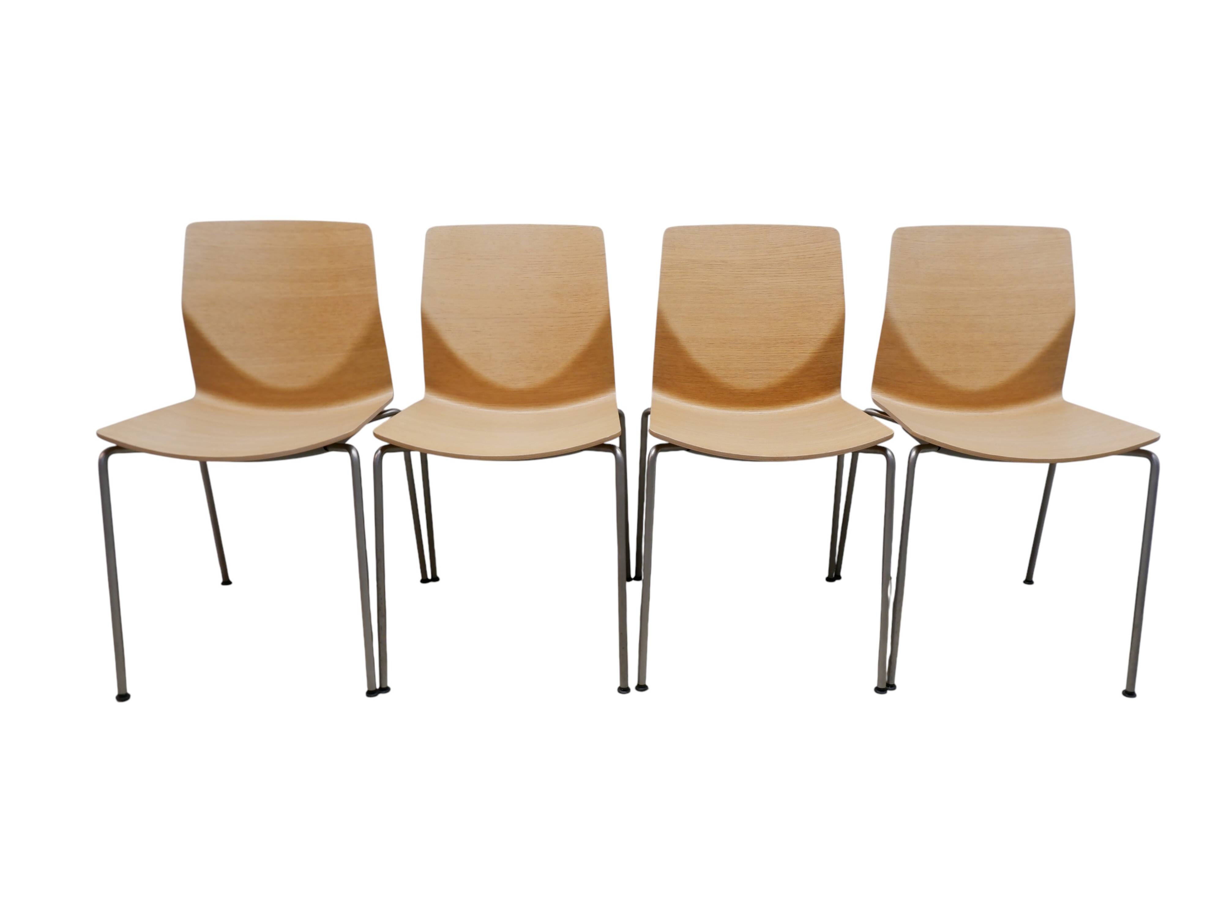 Set of 4 Lapalma Kai chairs