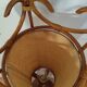 Lampadaire en rotin