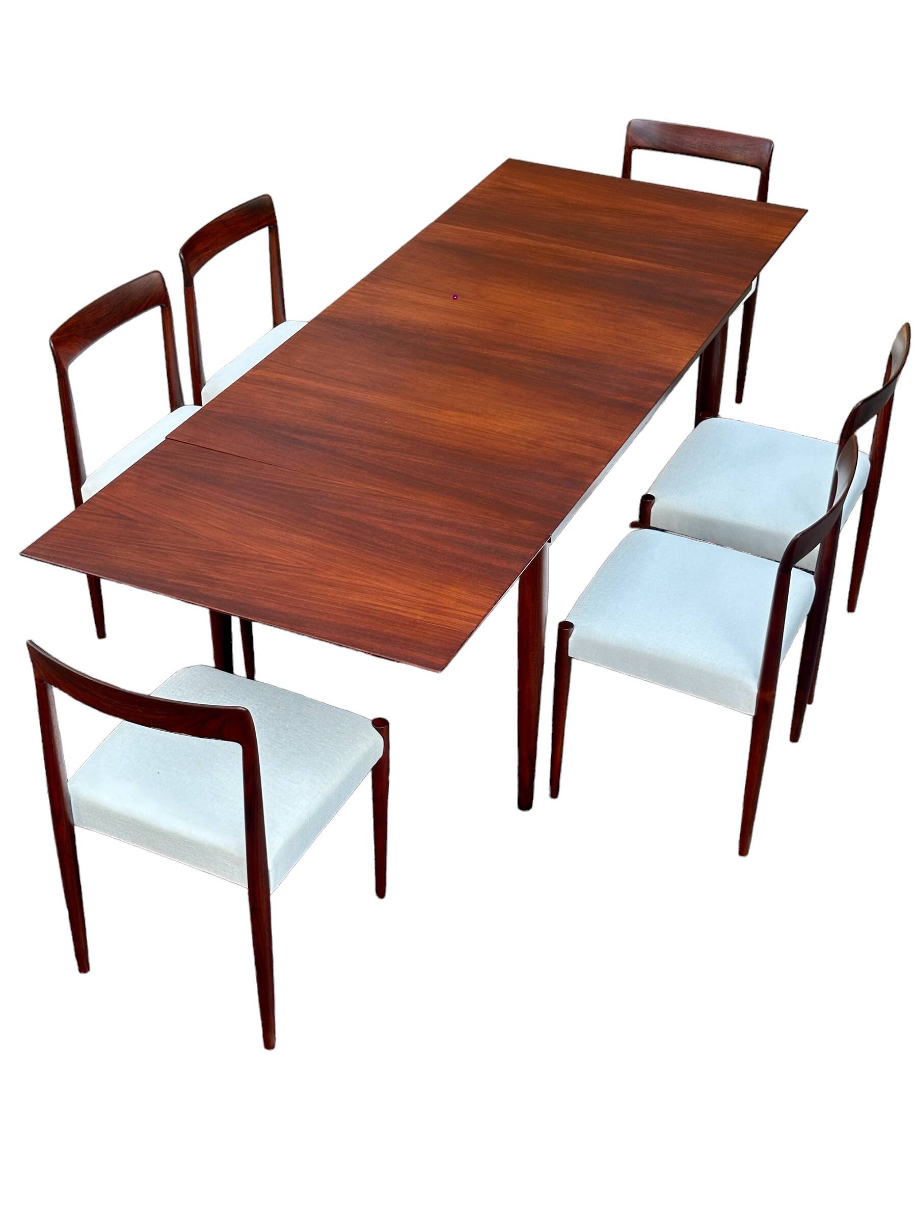 Professionally Refurbished Danish Rosewood Dining Set