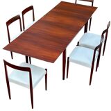 Professionally Refurbished Danish Rosewood Dining Set