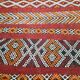 Tapis kilim rouge berbère 147×78