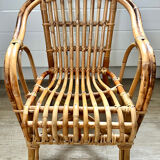 Child's rattan armchair