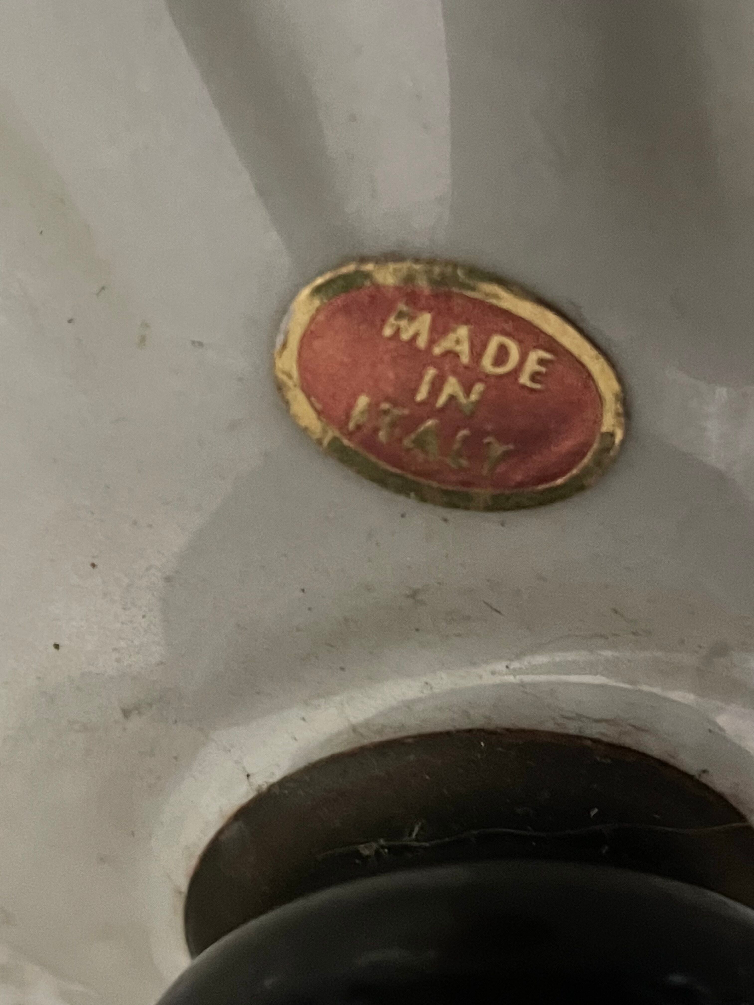 Vintage Italian ceramic lamp