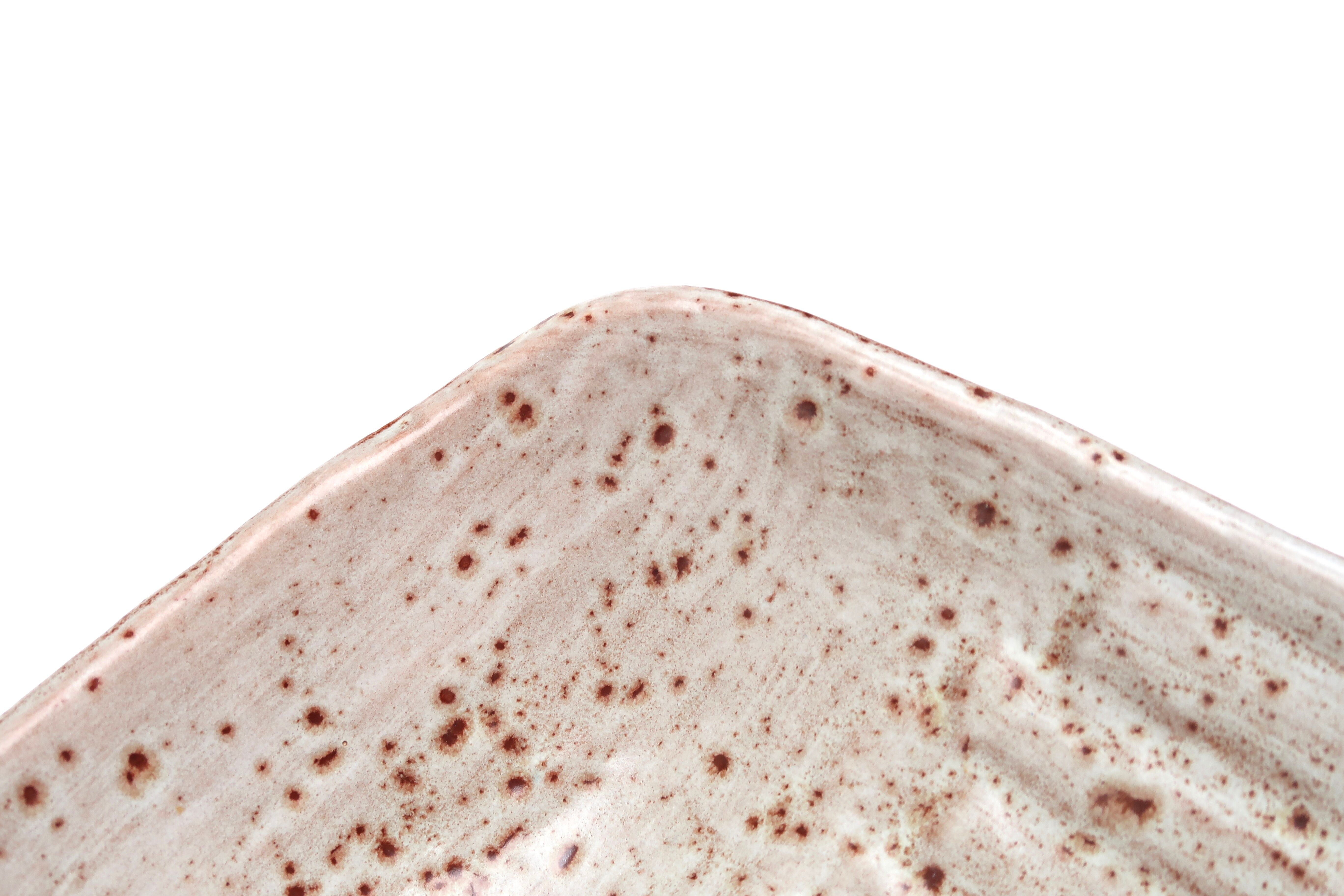 Ceramic asparagus dish, 1960s