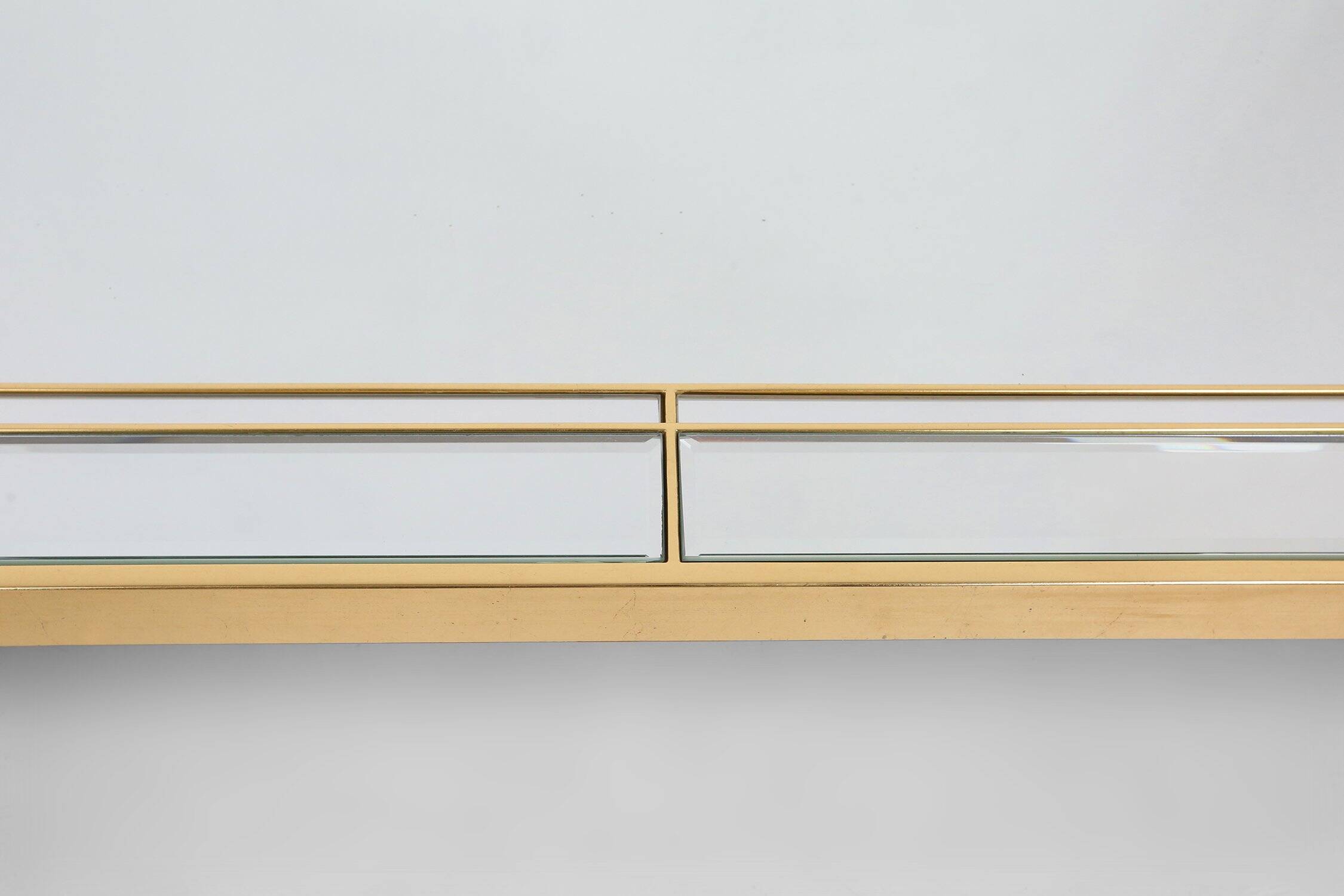 Large Hollywood Regency Style Mirror by Deknudt, Belgium ca. 1980