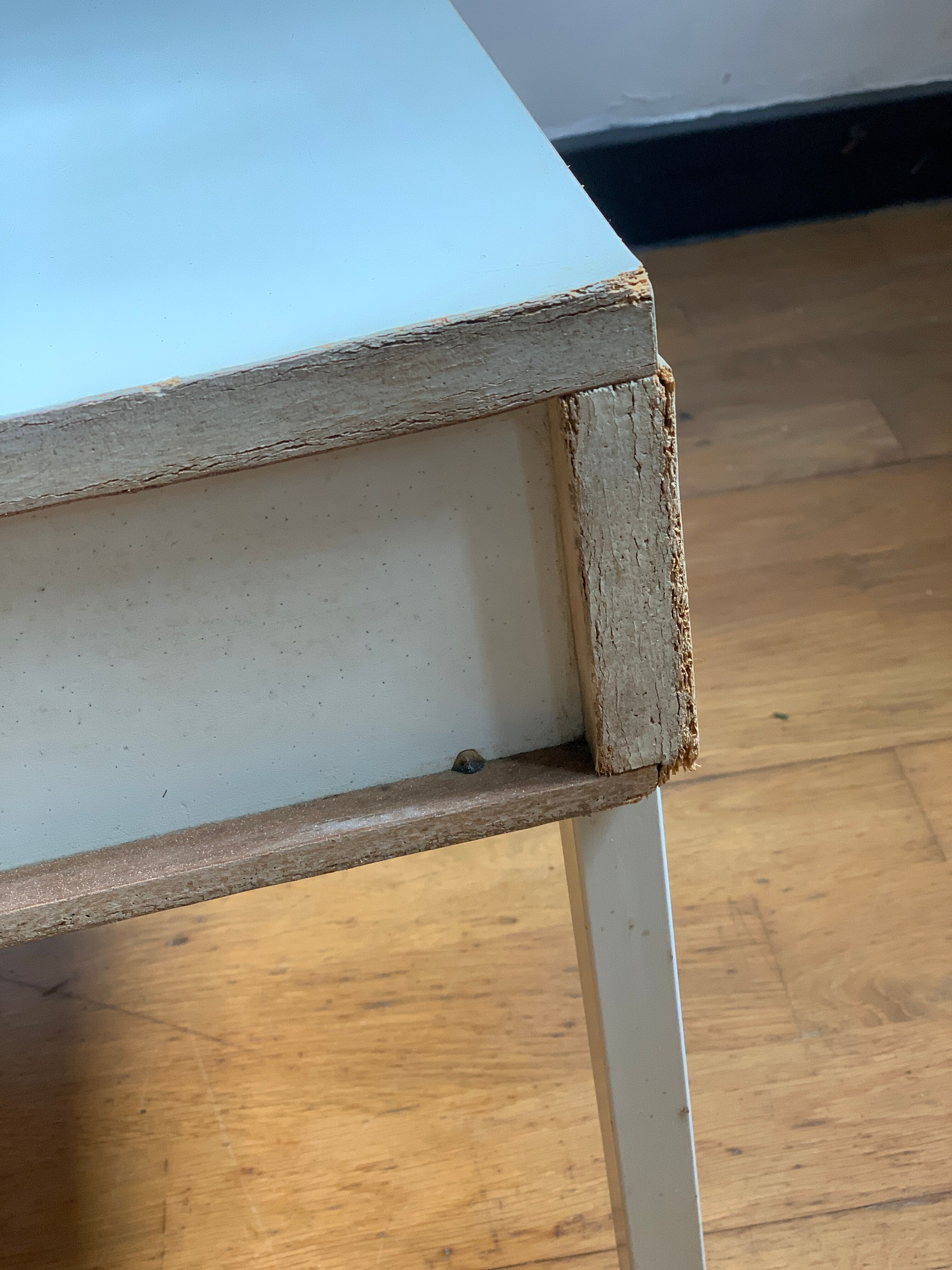 Scandinavian interlubke bedside table