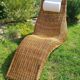 Karlskrona rattan chaise longue by Karl Malmvall for Ikea