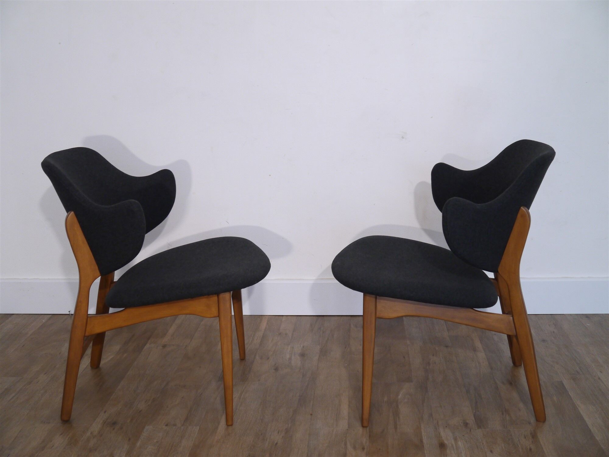 Paire de fauteuils scandinave 1960