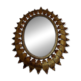 Spaanse vintage zonnespiegel modèle ovale, Spanje, jaren 60