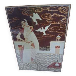 Estampe Art Déco  ancienne