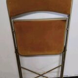 Antique Folding Opera Chair - Velvet Seat 70s Vintage