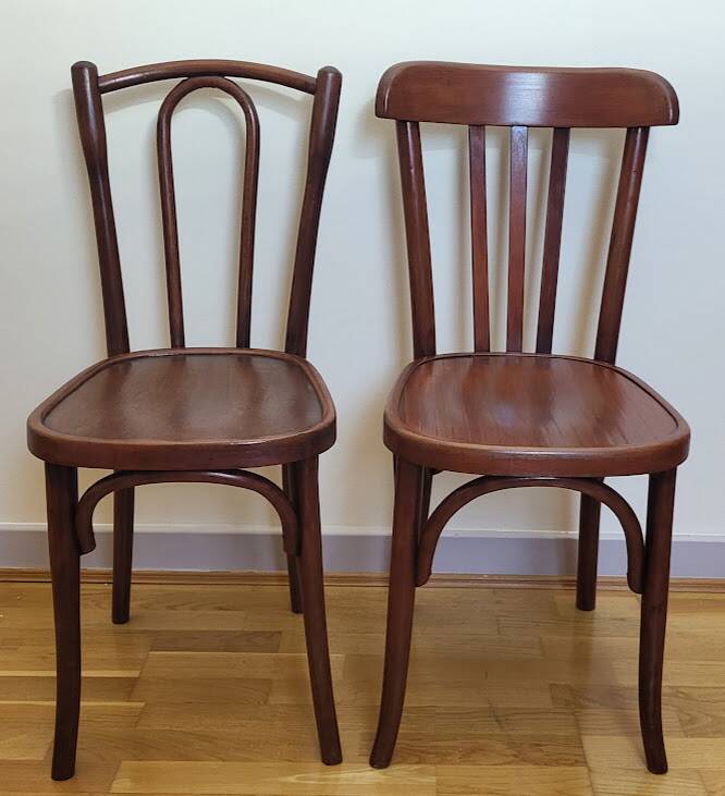 2 bistro chairs
