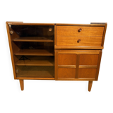 Cabinet de musique en teck rétro des années 50 par Nathan (vers 1960) Un fantastique an