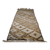 Berber Wool Carpet Runner 1960s