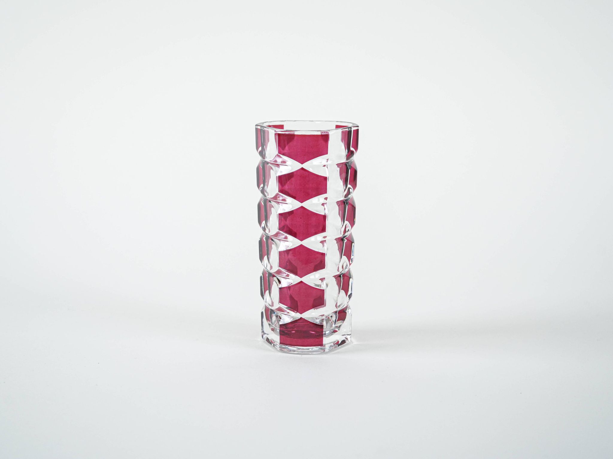 Glass vase, Windsor, French design, 1970s, production: Luminarc, designer: