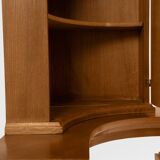 Paire de consoles d’encoignure chêne bronze attr. André Arbus 1940