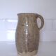 Enameled stoneware vase