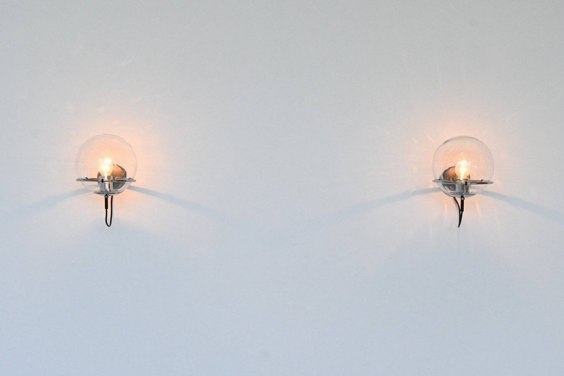 Frank Ligtelijn 'Raindrop' sconces RAAK The Netherlands 1970