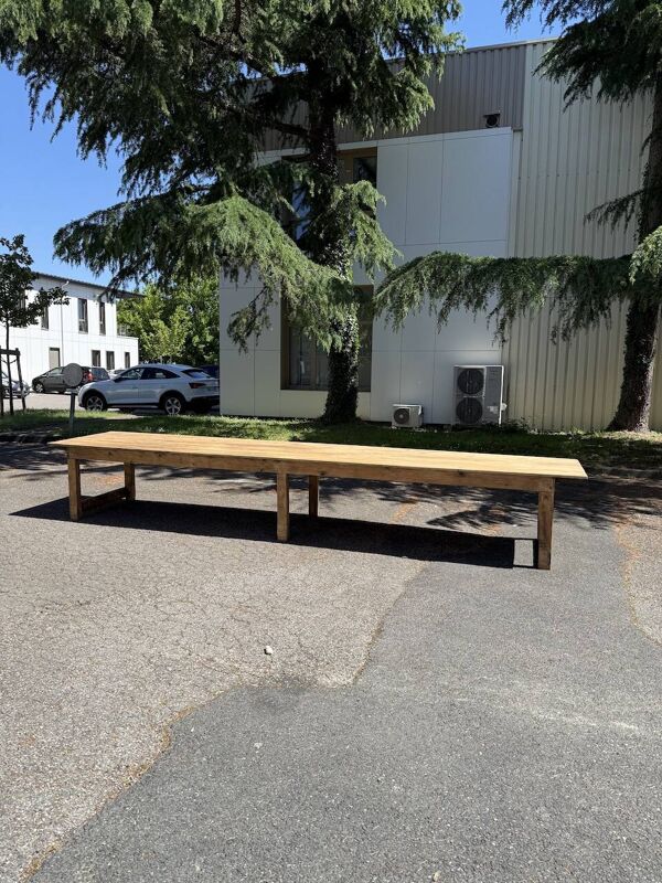 Table de ferme XXL en pin