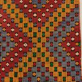 Large Vintage Turkish Kilim Rug 376x172 cm Wool Jajim Kelim