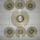 Tray service + 6 small “vinyl” style dessert plates/year 70