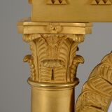 Pendulum portico period restoration bronze dore early nineteenth