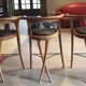 Lot of 5 Art Deco high chairs – 1930s – Origin: Casino de Biarritz