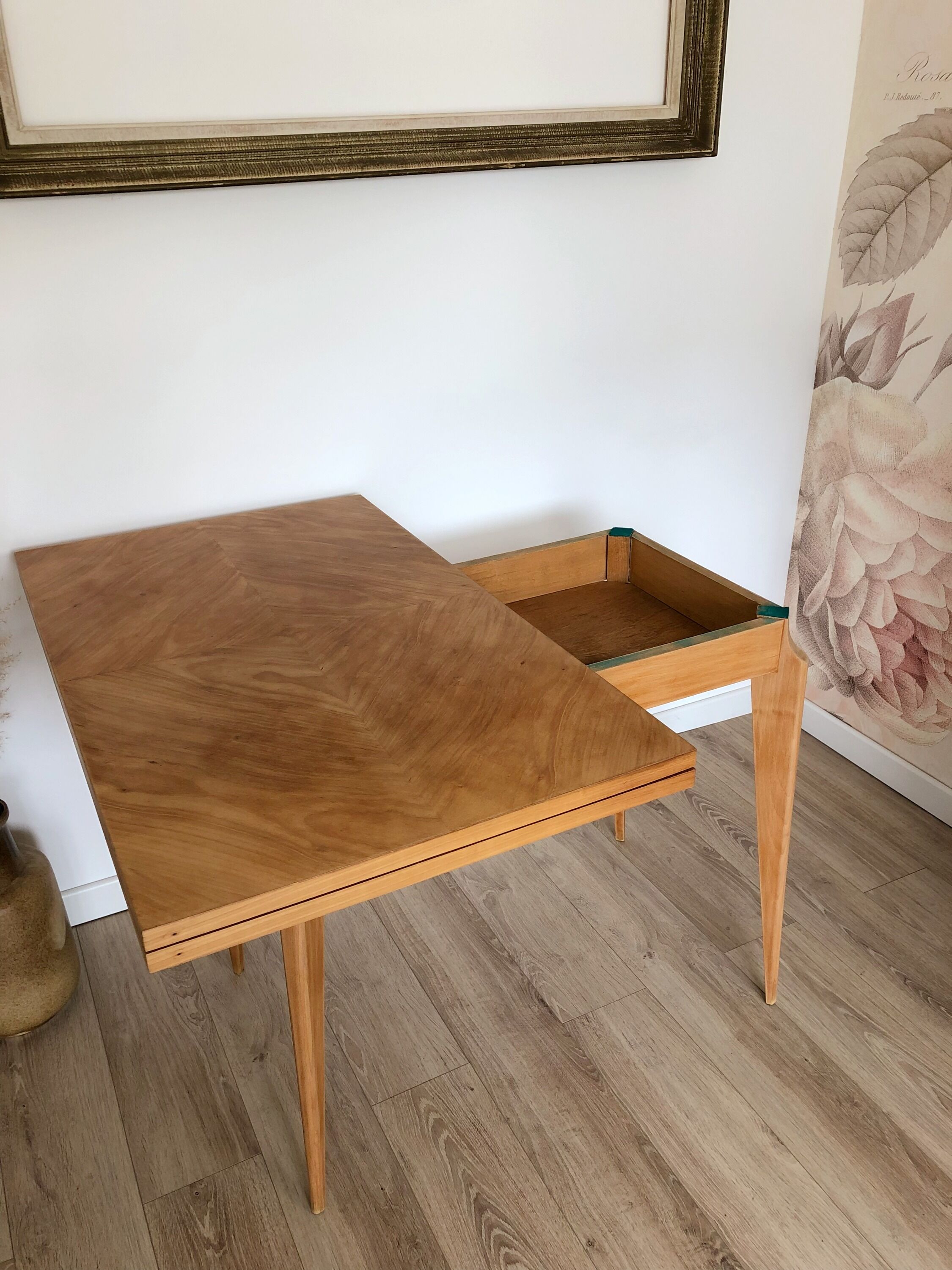 Table à manger extensible des années 60