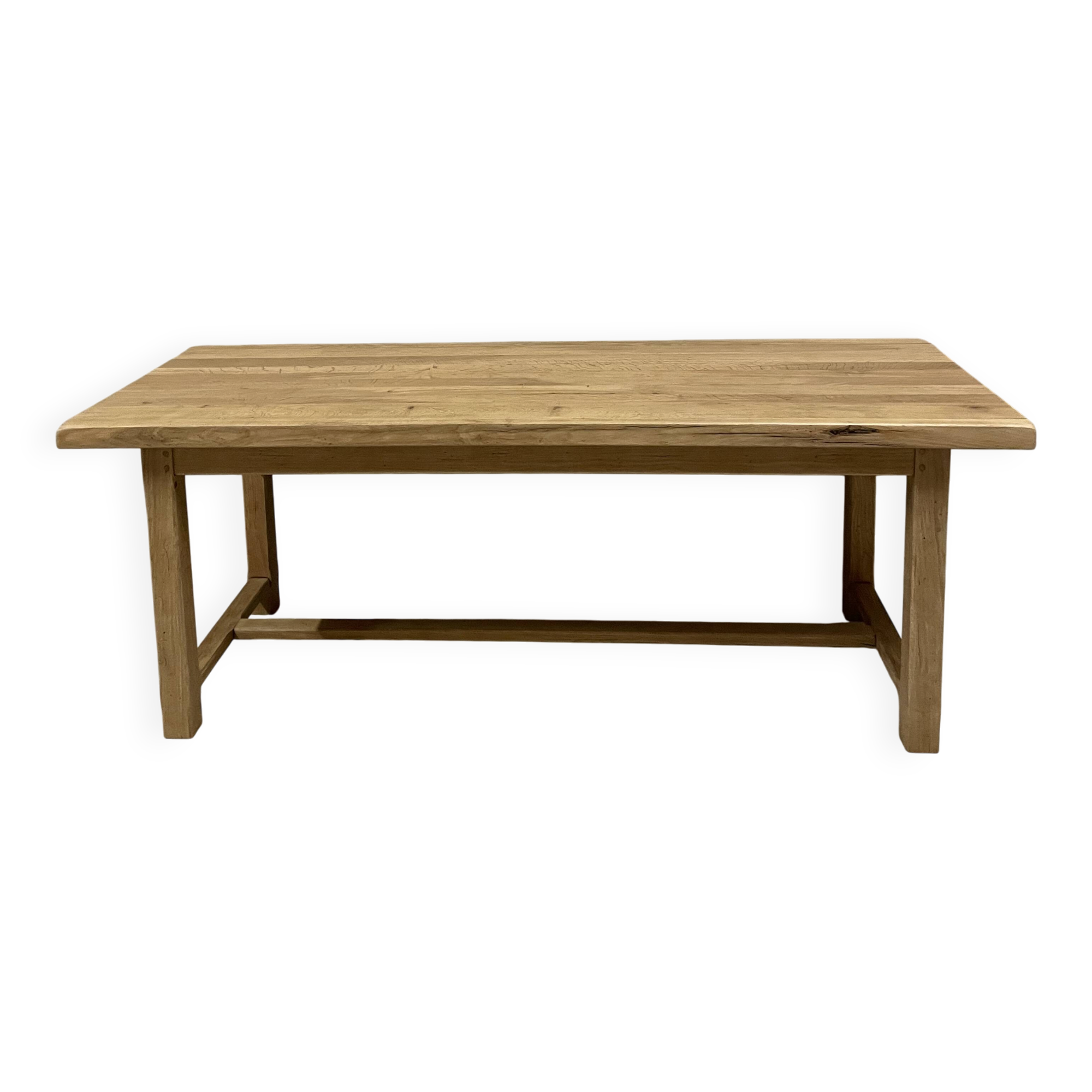 Large solid wood farmhouse table – country style