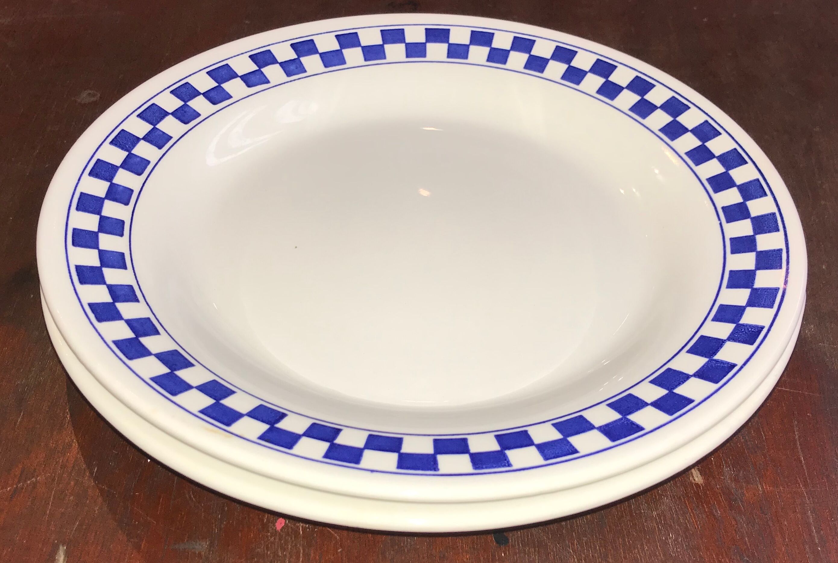 Pair of checkered plates