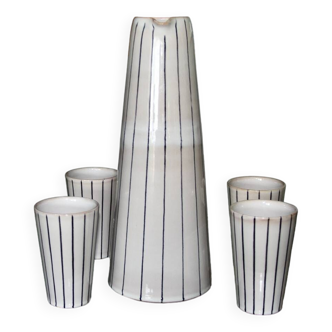 Vintage orangade service in swiss ceramic