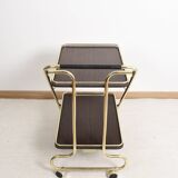 Trolley, bar service, folding table, in formica