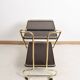 Trolley, bar service, folding table, in formica