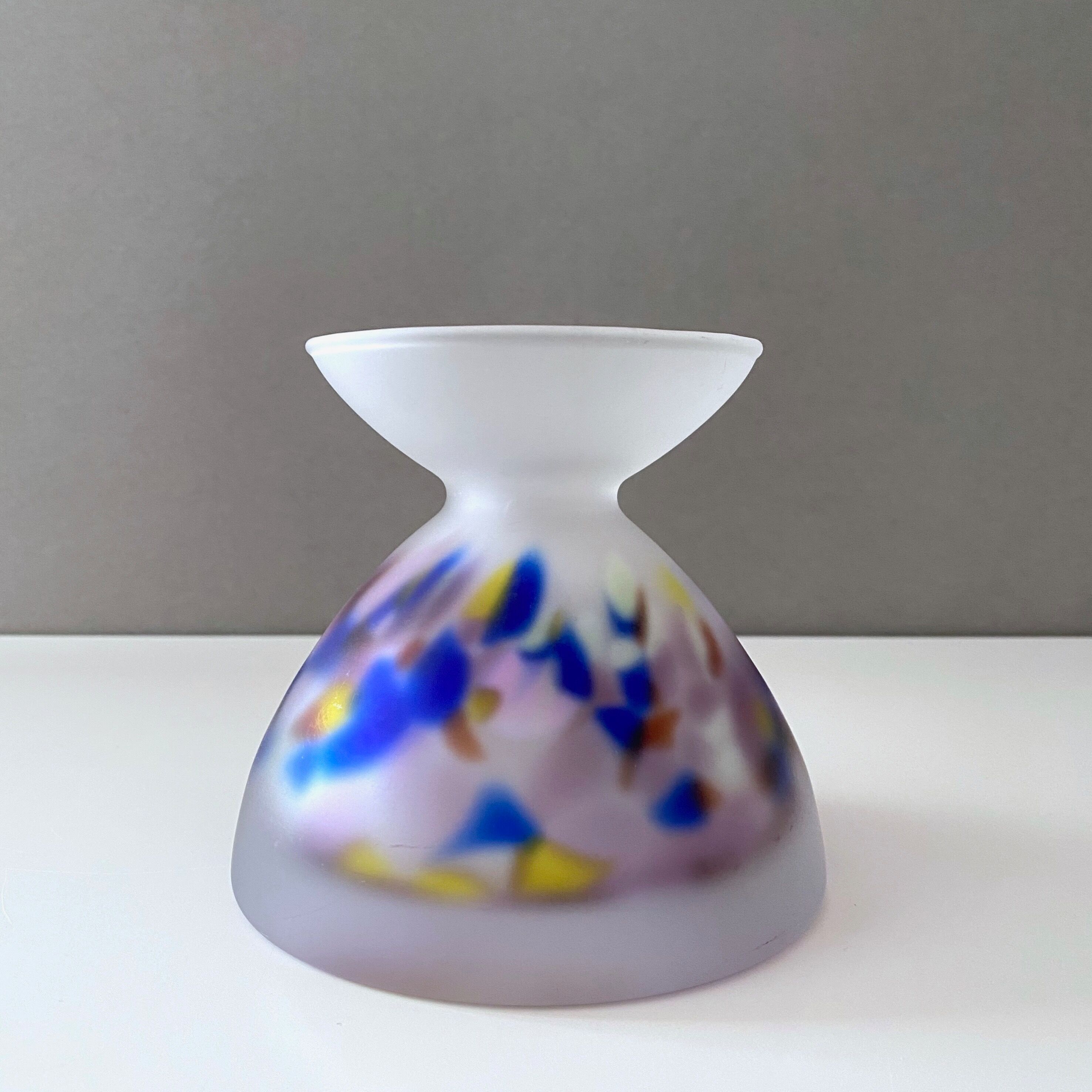 Midmodern vase glass, vintage