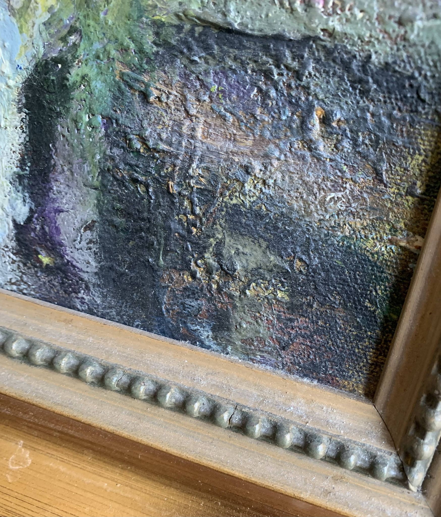 Vintage oil painting