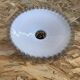 Old suspension glass multilayer corolla neck + brass socket 50 ́s vintage