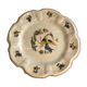 Old plate moustiers ceramics