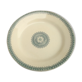 Plate old Terre de Fer Creil and Montereau Collection English