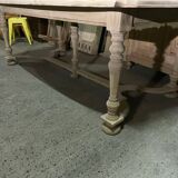 Large table in raw wood