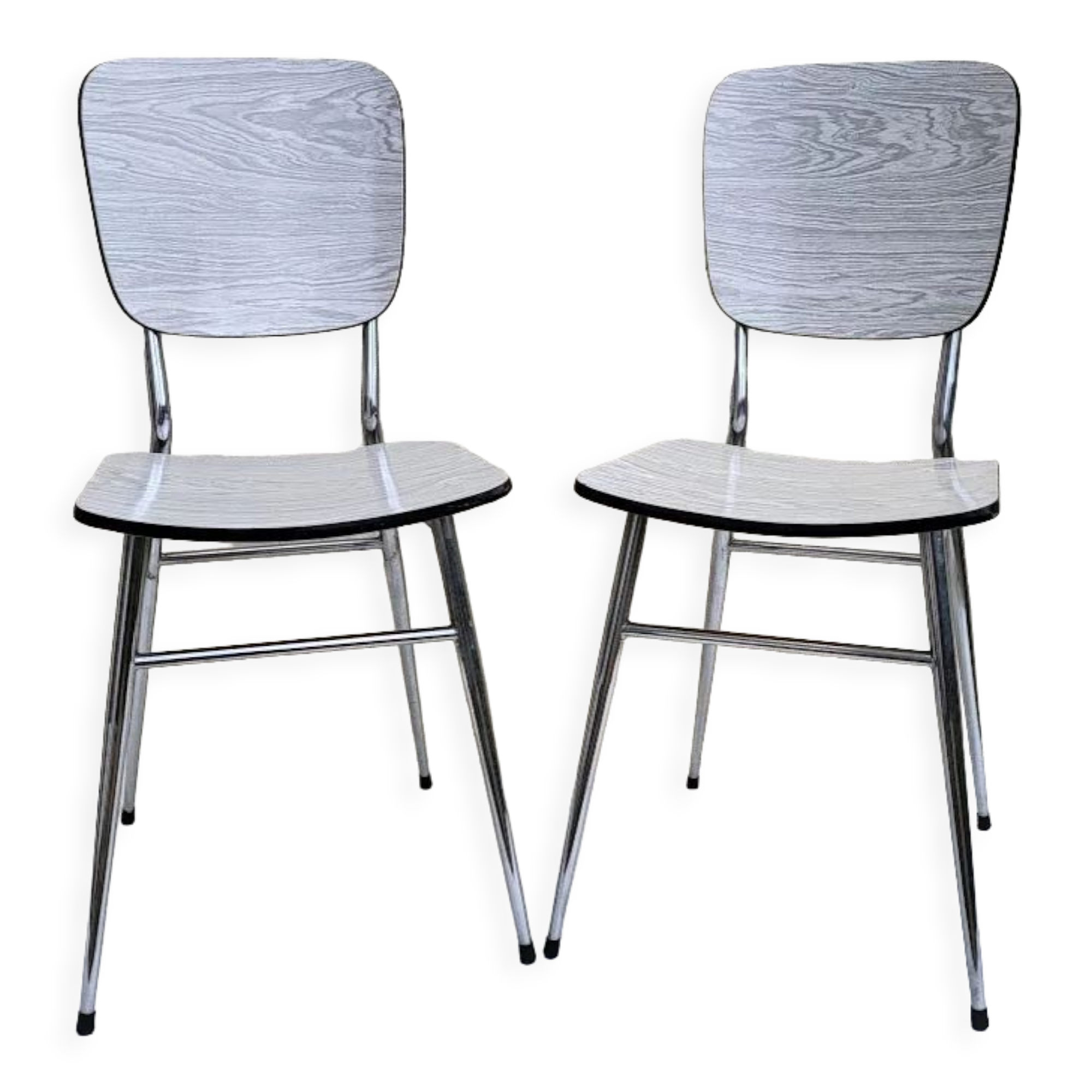 Set of 2 formica chairs