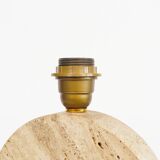 1970's original vintage travertin Table Lamp