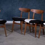 Dining Chairs CH30 by Hans J. Wegner for Carl Hansen & Son, 1952, Set of 4