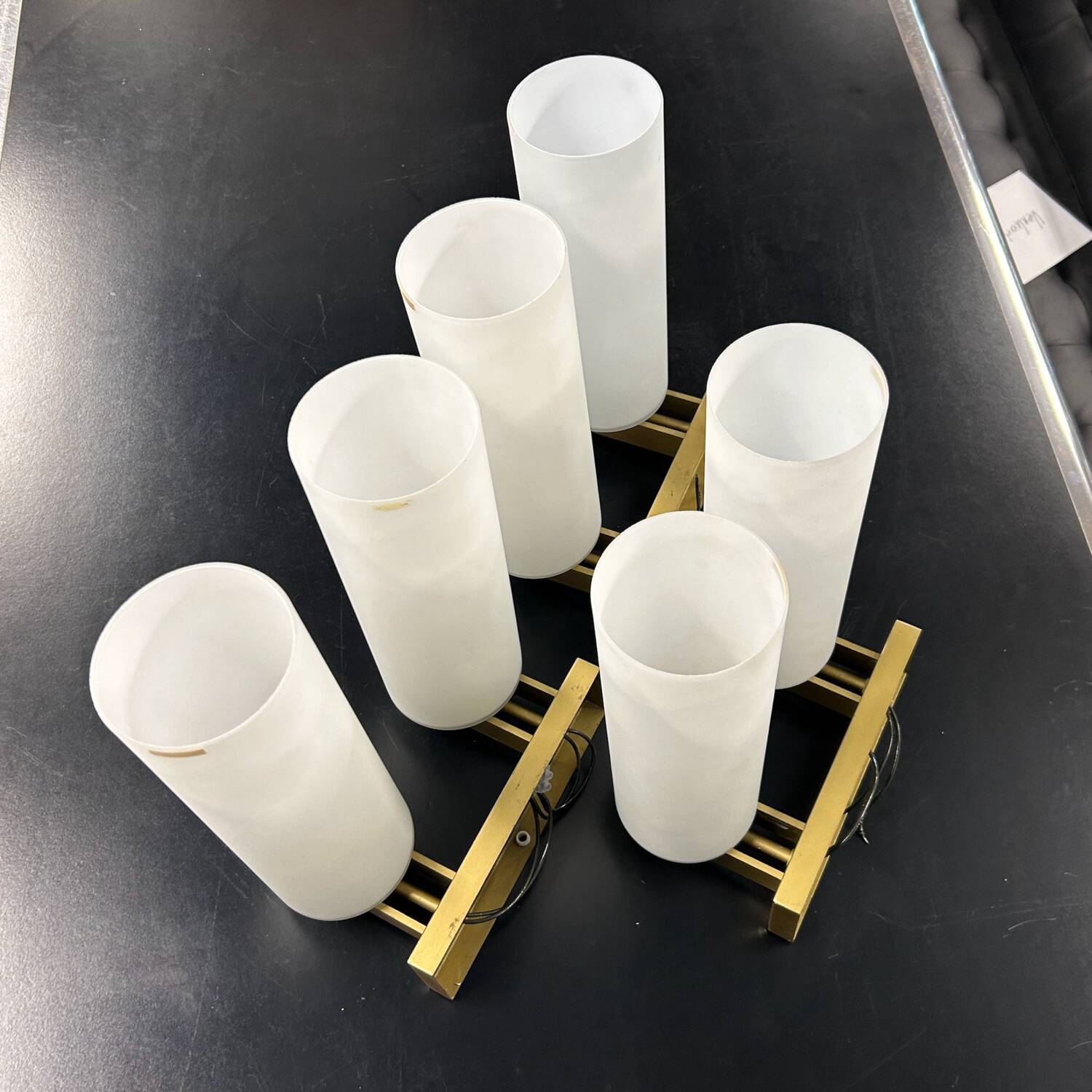 Opal glass Wall Lamp model C-1515/2 by Raak, 1960s | Mid-century Design